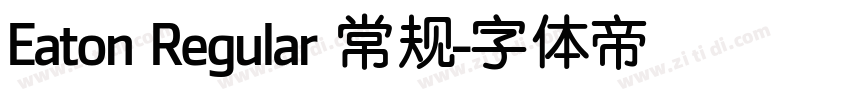 Eaton Regular 常规字体转换